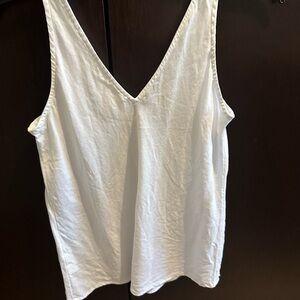 Lily Pulitzer White Linen Tank